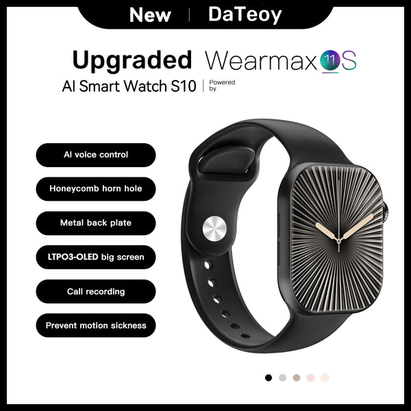 DaTeoy W11 Pro Smart Watch Series 11 (46mm & 42mm) | 2.07" LTPO AMOLED, AI ChatGPT, Call Recording,Anti-Carsickness, 4GB ROM, Noise Detection, IP68 Waterproof