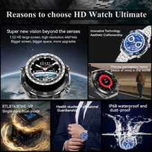 2024 Business Style Smart Watch Men 466*466 HD Screen BT Call NFC 100+ Sprots Smartwatch - DaTeoy