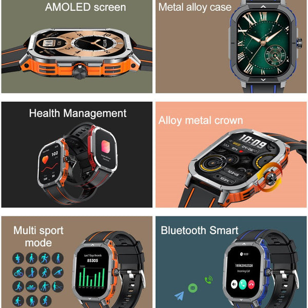 Rugged Military Smart Watch 5