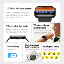 DATEOY Watch 12 SE Smartwatch - 2.03” HD Display | Whatsapp Reply | GPS Route | Health Monitoring | 9.33mm Ultra Thin