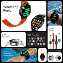 DATEOY GTR 15 Smartwatch - Whatsapp Telegram • ChatGPT Assistant • Health Monitoring • IP68 Waterproof