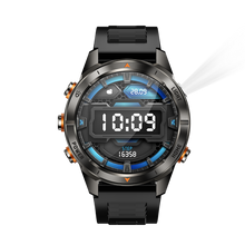 DATEOY KT80 Smartwatch with Strong Flashlight – 1.46” HD Display, Heart Rate & SpO2 Monitoring, 515mAh Battery, IPX8 Waterproof