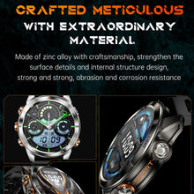 DATEOY KT80 Smartwatch with Strong Flashlight – 1.46” HD Display, Heart Rate & SpO2 Monitoring, 515mAh Battery, IPX8 Waterproof