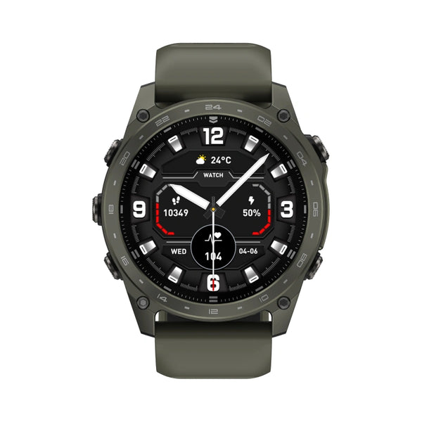 DATEOY TITAN-X Tactical Pro Smartwatch | Rugged Outdoor Watch with AMOLED, Bluetooth Calling & 100+ Sports Modes
