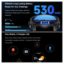 DATEOY TITAN-X Tactical Pro Smartwatch | Rugged Outdoor Watch with AMOLED, Bluetooth Calling & 100+ Sports Modes