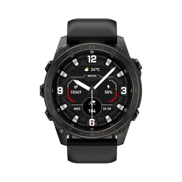 DATEOY TITAN-X Tactical Pro Smartwatch | Rugged Outdoor Watch with AMOLED, Bluetooth Calling & 100+ Sports Modes