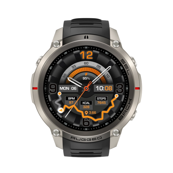 DATEOY TrailMaster Pro - GPS Outdoor Smartwatch – AMOLED Display, Offline Maps, 6-Satellite Positioning, 170+ Sports Modes, 5ATM Waterproof