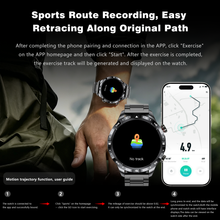 DATEOY TrailMax™ X1 Outdoor Smart Watch with LED Flashlight, Compass & 20-Day Battery