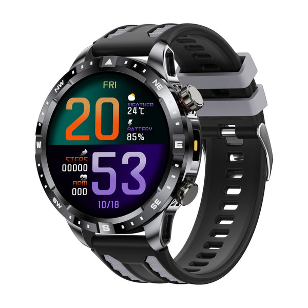 DATEOY TrailMax™ X1 Outdoor Smart Watch with LED Flashlight, Compass & 20-Day Battery