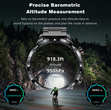DATEOY TrailMax™ X1 Outdoor Smart Watch with LED Flashlight, Compass & 20-Day Battery