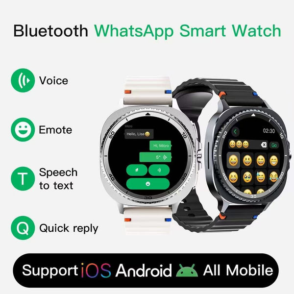 DaTeoy Watch Ultra 2 GPS Smartwatch - Built in GPS, 3ATM Water Resistance, 800mAh Battery, AI Features, Bluetooth Calling, Fitness Tracking