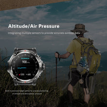 Dateoy K-Rex Ultra Smartwatch - Built-in GPS | Barometric Altimeter & Compass | 4G Memory | Offline Maps | Local Music | AMOLED Display | IP68 Waterproof | Bluetooth Calling | Multi-Sport Modes