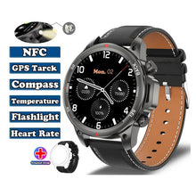 DaTeoy Smart Watch Men With Flashlight Heart Rate Bluetooth Call GPS NFC IP67 Waterproof Smartwatch - DaTeoy