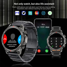 DaTeoy Smart Watch Men With Flashlight Heart Rate Bluetooth Call GPS NFC IP67 Waterproof Smartwatch - DaTeoy