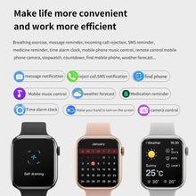 DaTeoy Watch 9 Smart Watch Women Body Temperature NFC AOD Dynamic Island Fitness Men Mini Series 9 Smartwatch for iOS Android - DaTeoy